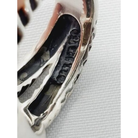 David Yurman Albion Citrine 18K Silver Diamond Ring - Picture 11 of 11